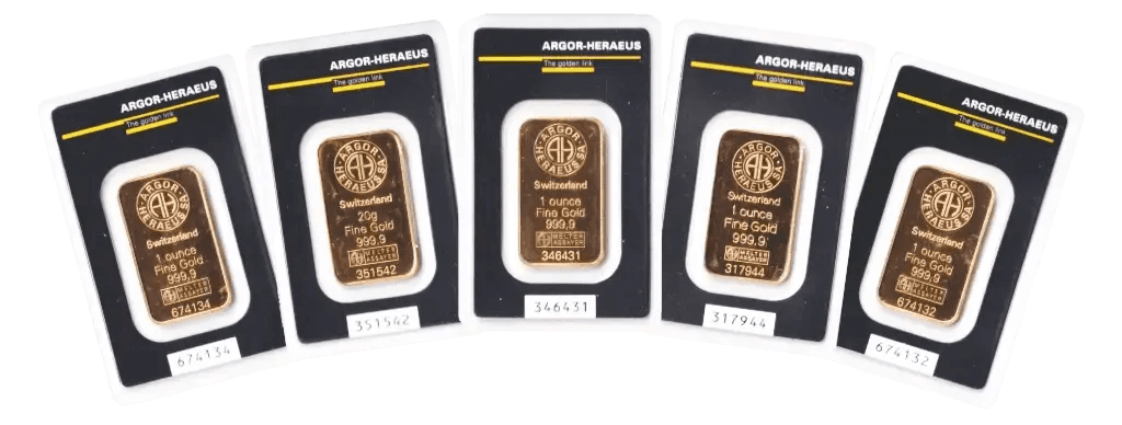 Gold bricks